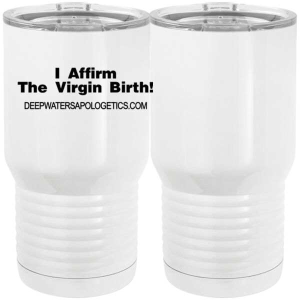 EIII Athletics  - 20 oz. Tall Stainless Steel Vacuum Insulated Tumbler White Thumbnail