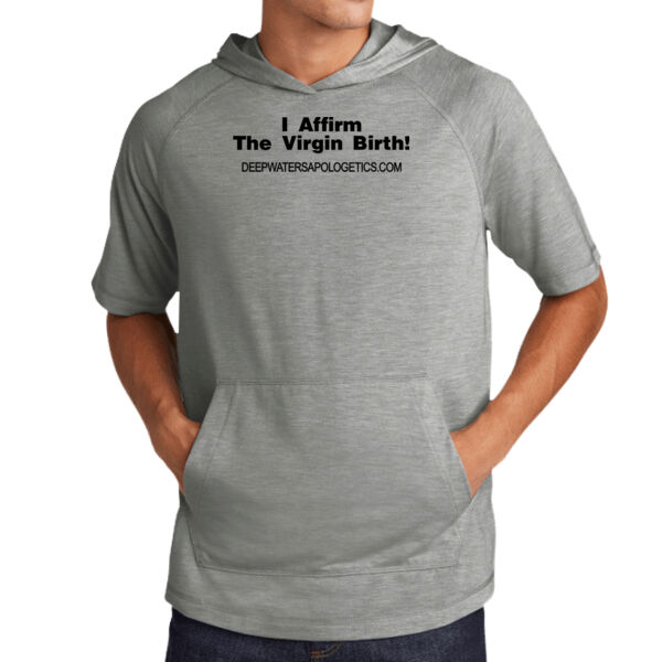 IATVB Printed - ® PosiCharge ® Tri Blend Wicking Short Sleeve Hoodie Thumbnail